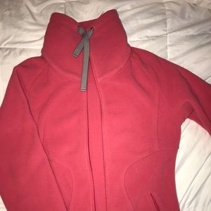 High Neck Fleece Zip Up